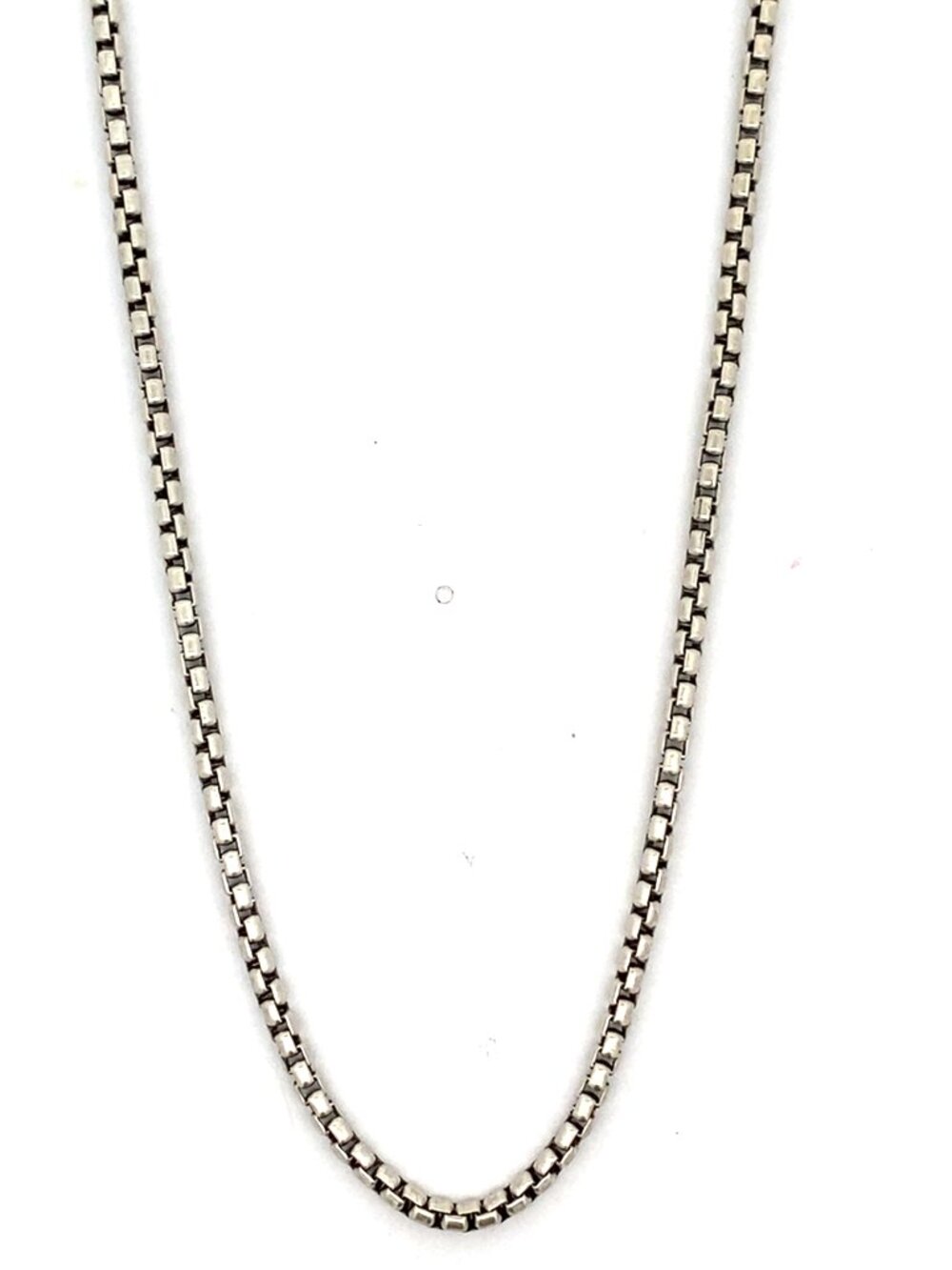 David Yurman Sterling Silver 2.5mm Box Chain Necklace - 20"